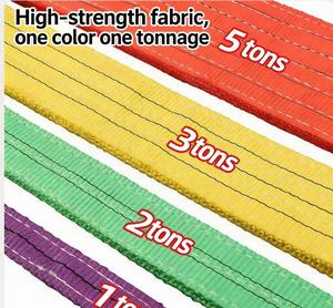 産業用クレーン吊り上げストラップ 2T <span class=keywords><strong>3T</strong></span> 5T 容量 6.1m T グリーン フラットウェビングスリング 無限パターン 河北省 中国 - Product Image 4