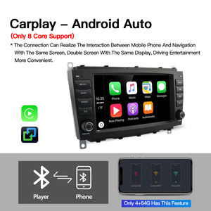 Lecteur multimédia Android 12 Car GPS Navigation Auto Screen CarPlay Pour Mercedes Benz <span class=keywords><strong>CLK</strong></span> Class <span class=keywords><strong>W209</strong></span> Radio Magnétophone WIFI - Product Image 4