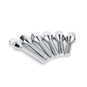 Boulons de roue hexagonaux <span class=keywords><strong>antivol</strong></span> chromés en acier M14x1.5 pour remplacement de pièces automobiles <span class=keywords><strong>BMW</strong></span> - Product Image 1