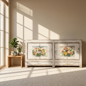 Armadietto di Design antico <span class=keywords><strong>Shabby</strong></span> <span class=keywords><strong>Chic</strong></span> Gansu pittura mobili - Product Image 6