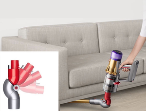 Promotionnel pour <span class=keywords><strong>Dyson</strong></span> V7 V8 V10 <span class=keywords><strong>V11</strong></span> : Outil de nettoyage en hauteur à portée réduite, Tube rapide pour courbes, Connecteur coudé pour carton, Adaptateurs de base - Product Image 4