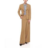 Ensemble tailleur pour femme, tenue de bureau, robe droite formelle, pantalon évasé, costume de smoking pour femme, ensembles de costumes pour femme