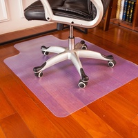 Tapis de bureau durable avec lèvre Tapis de chaise en PVC transparent protecteur de planchers en bois dur de haute qualité
