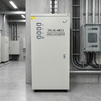 Stabilisateur de tension triphasé 415V AC en cuivre contrôlé par servomoteur, haute précision, pour machines industrielles CNC, 50KVA