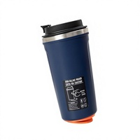 Mug isotherme 520 ml en acier inoxydable 304 à double paroi, base stable, tasse à eau originale, logo personnalisé, mugs cadeaux pour promotion d'entreprise