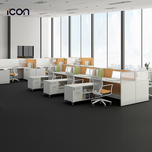 Trung Tâm Cuộc Gọi Thương Mại Bàn Gỗ Nội Thất Mô Đun Hiện Đại Bàn Văn Phòng Bàn Làm Việc - Product Image 1