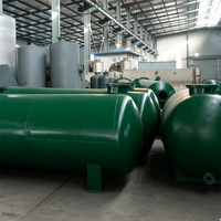 Altreifen-Pyrolyseanlage mit Gasgenerator 10TPD Pyrolysegas-Stromerzeugung Kraftstofföl Rußsystem
