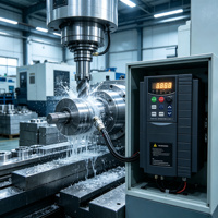 Variateur de fréquence OLU 55KW triphasé AC380V pour machine-outil CNC, haute performance, usage industriel, contrôle vectoriel