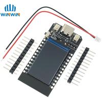 Carte de développement de module compatible WiFi T-Display ESP32, carte de contrôle LCD 4 Mo de 1,14 pouces