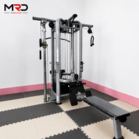 Équipement de musculation professionnel en acier multifonctionnel réglable pour la poitrine, les jambes et le dos