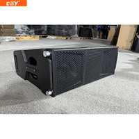 Sistema de Sonido AM208 de Alta Calidad con Altavoces de Línea Doble de 8 Pulgadas, Madera Contrachapada de Abedul, Equipo de Sonido para Iglesias, Altavoces de Línea Pasivos