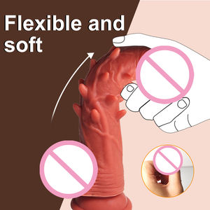 ของเล่นทางเพศซิลิโคนเหลวเสมือนจริงขนาด4*22.5ซม. 408ก. เซ็กซ์ทอยสำหรับอวัยวะเพศชายเทียม - Product Image 3