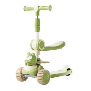 <span class=keywords><strong>Trottinette</strong></span> de luxe moderne à 3 roues pliable pour enfants de 3 à 6 <span class=keywords><strong>ans</strong></span>, vélo enfant grande capacité avec musique, voiture à bascule Yo-Yo - Product Image 5
