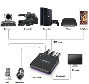 Boîtier de capture vidéo HDMI HDR Ultra Ezcap326 4K à succès, station d'accueil pour jeux, accessoires audio et vidéo - Product Image 3