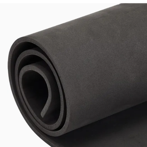 Ruidi znd 6x6x 1/8 inch đen cao su cách nhiệt hấp thụ sốc giảm xóc khối Pad bề mặt nhẵn - Product Image 1