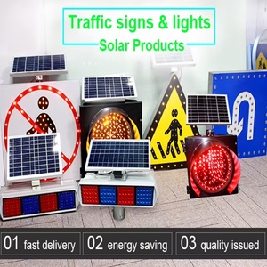 ไฟเตือนจราจรแบบกระพริบ LED พลังงานแสงอาทิตย์ สีแดงน้ำเงิน สำหรับงานก่อสร้าง - Product Image 5