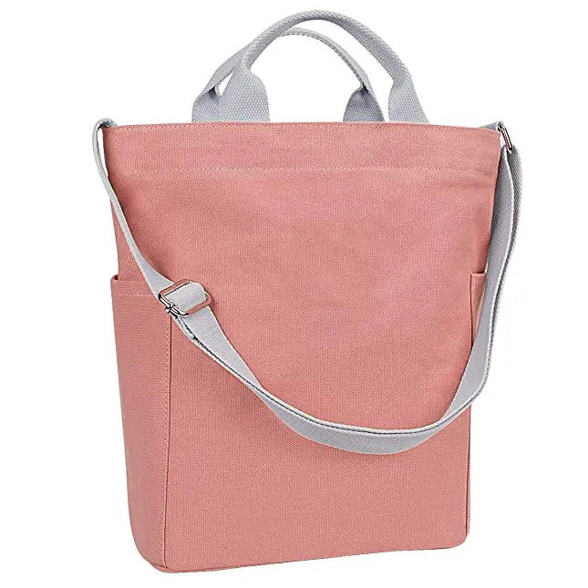Women Durable Large Canvas Handbags Casual Shoulder Beach Lunch Work Shopping Bag Crossbody Stylish Tote Bags