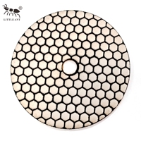 LITTLE ANT Disque diamanté flexible de 5 pouces (125 mm) pour le polissage des bords du marbre, du quartz et du granit