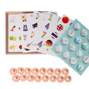 Phát Triển Trí Thông Minh Mẫu Giáo Trẻ Em Câu Đố Đồ Chơi Bộ Nhớ Bằng Gỗ Trận Đấu Cờ Vua Trò Chơi Đào Tạo - Product Image 3