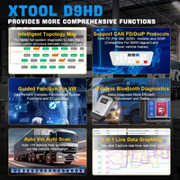 XTOOL D9HD 12v-24v-scanner-automobile-diagnostic-tools 12v 24v Diagnostic Machine car Diagnostic and Key Codding Tool for Truck