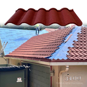 Teja Metálica Recubierta de Piedra Dacra Española, Resistente al Fuego y al Agua, para Villas/Jardines/Hoteles - Product Image 1