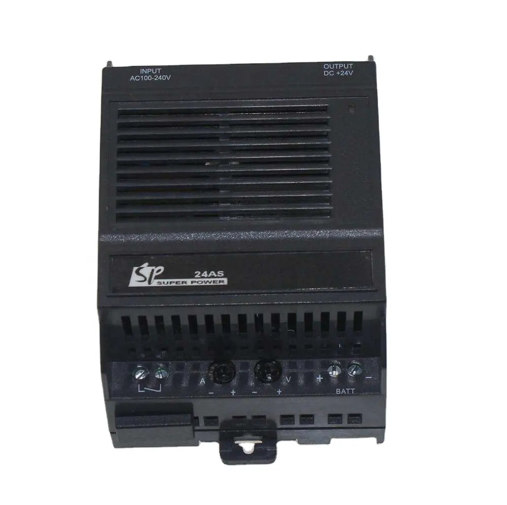 Fuente de alimentación conmutada, fuente de alimentación ininterrumpida para control lógico programable PLC, 24V, 1.5A, 1 unidad, 2 unidades