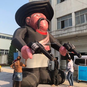 กัปตันโจรสลัดเป่าลมสุดหลอนพร้อมปืน โจรสลัดเป่าลมแบบกำหนดเองสำหรับกิจกรรมต่างๆ - Product Image 3