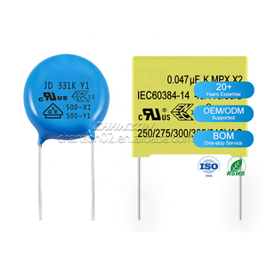 Đầy đủ phạm vi X1 X2 Y1 Y2 mkp an toàn phim tụ điện 275V 300V 305V 310V 350V 400V 102K - 823K cao áp gốm an toàn tụ điện - Product Image 1