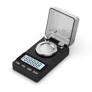 방풍 커버 충전식 고정밀 LCD 디스플레이 보석 저울 50g*0.001g 그램 저울 2개의 AAA 배터리 포함 (금, 한약재용) - Product Image 1