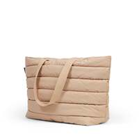 Personalisierte Logo-Süßigkeitenmuster-Reißverschluss-Leichtgewichts-Wasserdichte Nylon-Stepp-Tragetasche für Damen, Sporttasche, Schultertasche