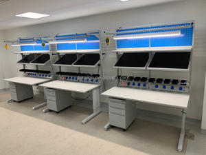 इलेक्ट्रीशियन आसान असेंबली मॉड्यूल कार्यशाला के लिए फैक्टरी मूल्य कार्य तालिका कंप्यूटर स्टैंड के साथ वर्कबेंच - Product Image 2