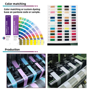 Tùy Chỉnh 30Mm Mềm Nylon Jacquard Dệt Logo Ban Nhạc Đàn Hồi Độ Kiên Trì Cao Hoạt Động Mặc Dây Đeo Vai Phụ Kiện Dệt Nhà Sử Dụng - Product Image 5