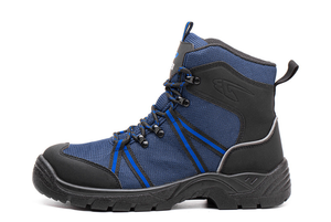 Unisex Factory Construction Work Boots Leather Steel Toe Anti Slip Puncture Proof <strong>Safety</strong> Shoes - Product Image 5