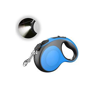 Venta al por mayor de correa de nailon retráctil automática y duradera para perros con decoración fluorescente ecológica de 5m para correr cachorros - Product Image 1