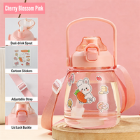 Gobelet en plastique Ton-Ton tendance pour enfants, grande capacité, design cartoon écologique, pour garçons et filles