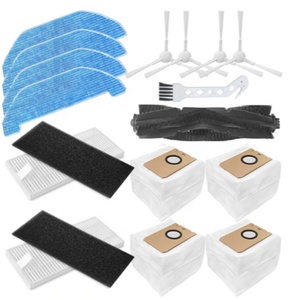 Kit d'accessoires pour <span class=keywords><strong>Neabot</strong></span> <span class=keywords><strong>Q11</strong></span> Robot aspirateur pièces lavable brosse latérale principale vadrouille tissu filtre HEPA sac à poussière aspirateur - Product Image 1