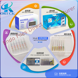 Instrument dentaire, limes rotatives endodontiques en Niti de 25 mm, couleur arc-en-ciel, SX-F3, force de coupe supérieure, <span class=keywords><strong>prix</strong></span> d'usine en Chine - Product Image 6