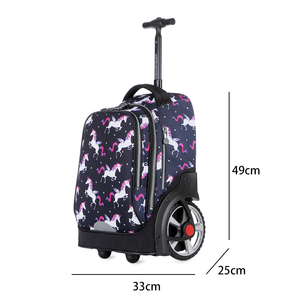 Sac <span class=keywords><strong>à</strong></span> dos scolaire <span class=keywords><strong>à</strong></span> <span class=keywords><strong>roulettes</strong></span> Oxford de qualité supérieure pour collégiens, grand sac <span class=keywords><strong>à</strong></span> <span class=keywords><strong>roulettes</strong></span> pour voyages en extérieur - Product Image 2