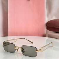 Lunettes de soleil tendance unisexes en métal avec verres dégradés orange, protection UV, lunettes de créateur pour une utilisation en extérieur