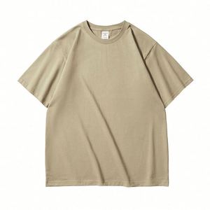 T-shirt noir DTF coupe classique pour homme, grande taille, haute qualité, échantillon personnalisé, sérigraphié, blanc vierge, 100 % coton - Product Image 4