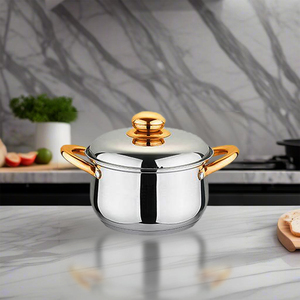 2026 New Stainless Steel Casserole <b>Cookware</b> <b>Set</b> Modern Design Dish Pots for Eco-Friendly Cooking - Product Image 3