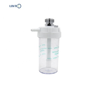 Bouteille humidificatrice à bulles d'oxygène en plastique pour régulateur d'oxygène - Product Image 4