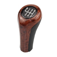 Pommeau de levier de vitesse pour BMW 1 3 5 6 Series E46 E53 E60 E61 E63 E65 E81 E82 E83 E87 E90 E91 E92 X1 X3 X5 Grain de bois