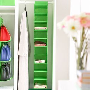 Factory Master Non-woven Fabric Ten-layer <b>Narrow</b> Wardrobe <b>Storage</b> Hanging Bag Buggy Bag Home <b>Storage</b> Holders & Racks Forazon - Product Image 6