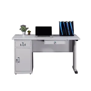 Steel Office Table Steel Home Office Standing Computer Desk School Metal Computer Desk With Drawer And Lock