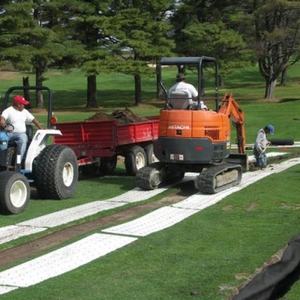 高圧縮強度ノンスリップHDPEボグマットグラウンドマット9mmクリーン高さチェック面Sanyouブランド - Product Image 6