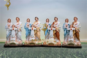 Decoración DE LA IGLESIA interior resina religiosa católica Estatua de la Sagrada Familia escultura a la venta José María <span class=keywords><strong>y</strong></span> Jesús - Product Image 4