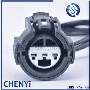 3 PIN ขั้วต่อสายไฟรถยนต์ EPS พวงมาลัยพาวเวอร์อิเล็กทรอนิกส์สำหรับพอดีกับ XR-V คริสเตอร์ในเมืองที่มีสายไฟ15ซม. - Product Image 5