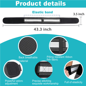 حزام ضغط مخصص أسفل الظهر لدعم أسفل الظهر مع حزام الورك قابل للتعديل حزام الحوض الكبار - Product Image 3