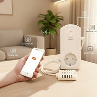 Peralatan Rumah Tangga Steker EU WiFi Termostat Digital Soket Pintar Pengontrol Suhu Pemanas Rumah Kualitas Bagus Harga Grosir
